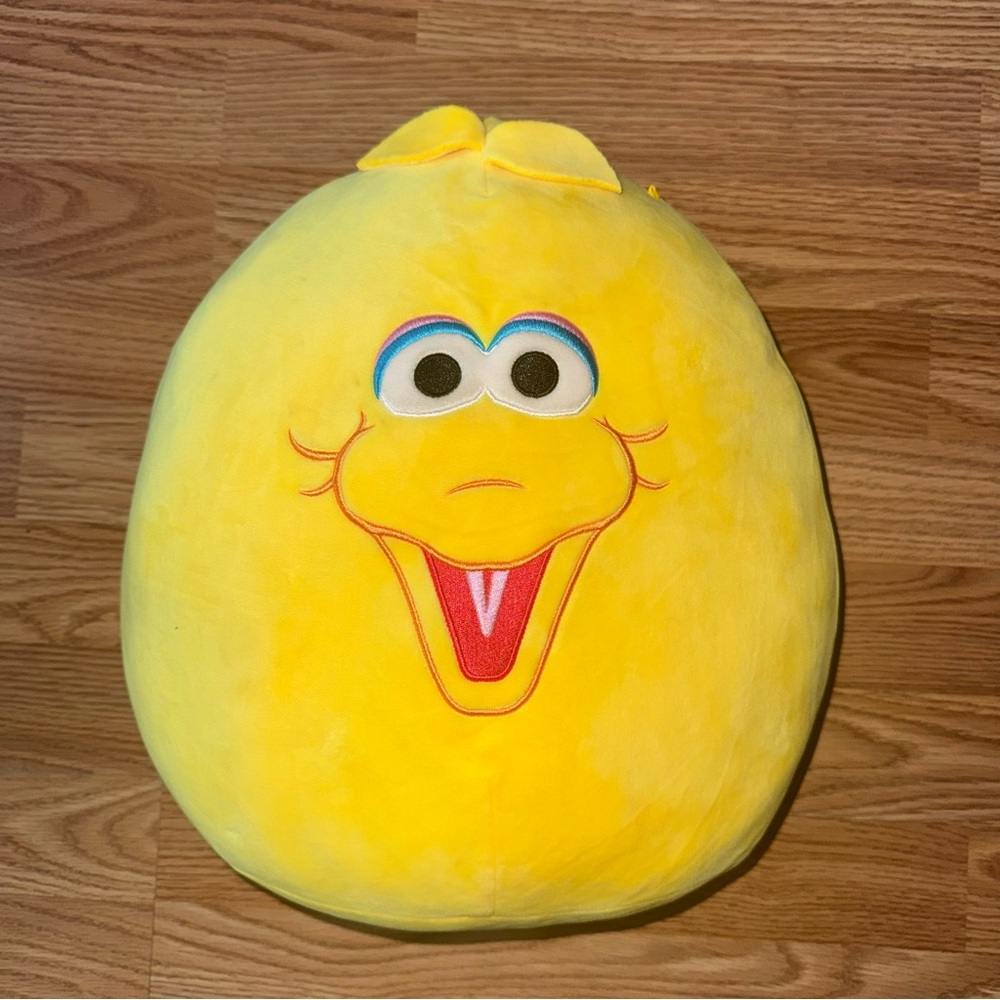 Ultra Rare 12” Big Bird Squishmallow SeaWorld Exclusive 2021 Sesame Street Plush